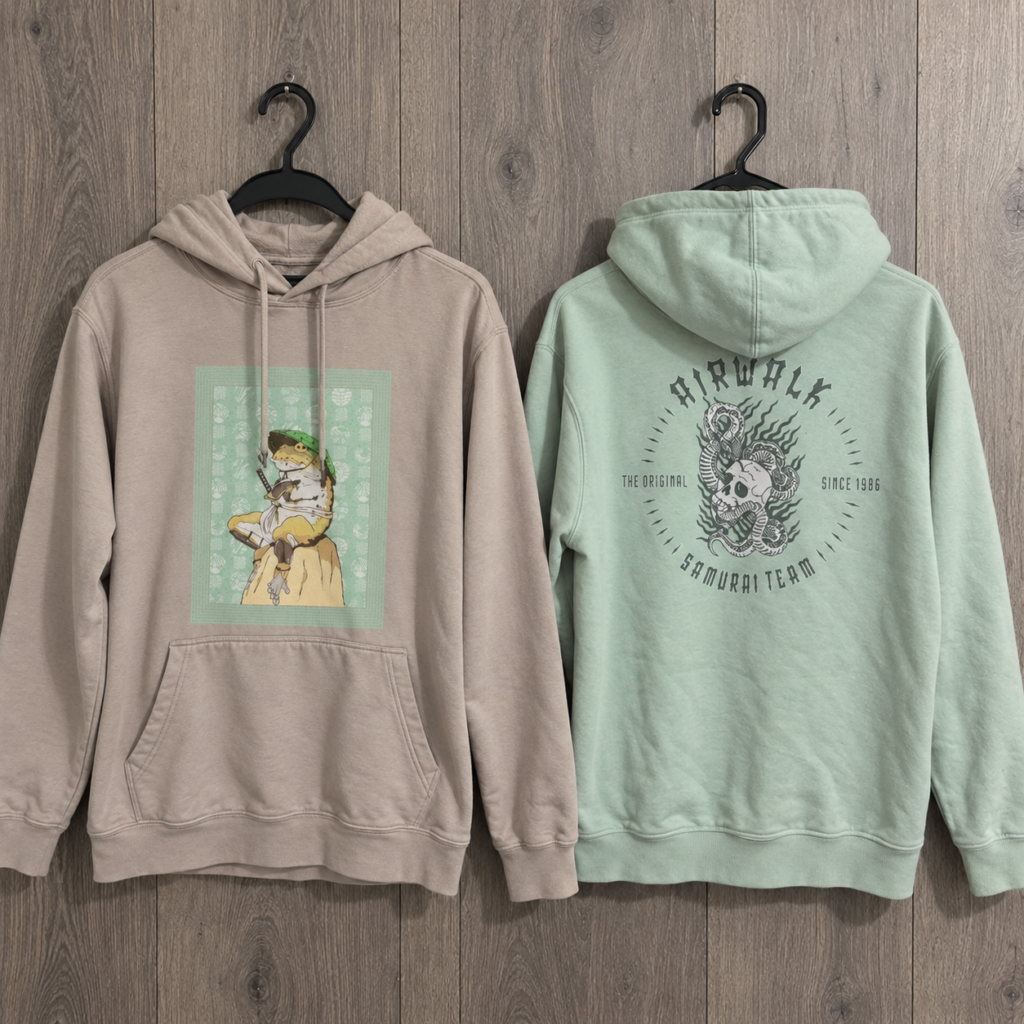 [XL/2XL] Set of 2 Airwalk Men’s French Terry Pullover Hoodies