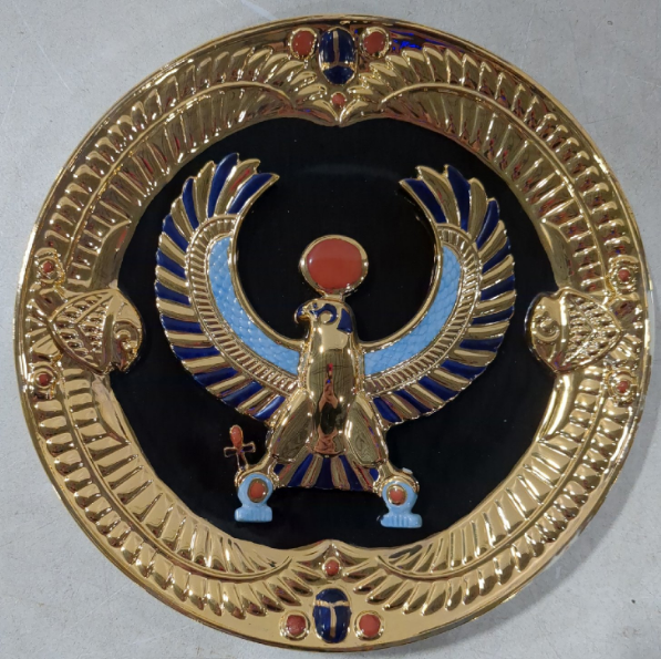 Franklin Mint Solar Deity Rahorakhty Limited Edition Fine Porcelain Egyptian Plate