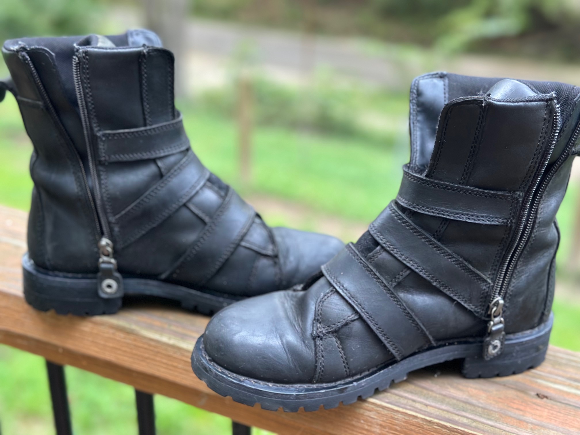 Harley-Davidson Hemford 6.75-Inch Black Motorcycle Boots - Image 7