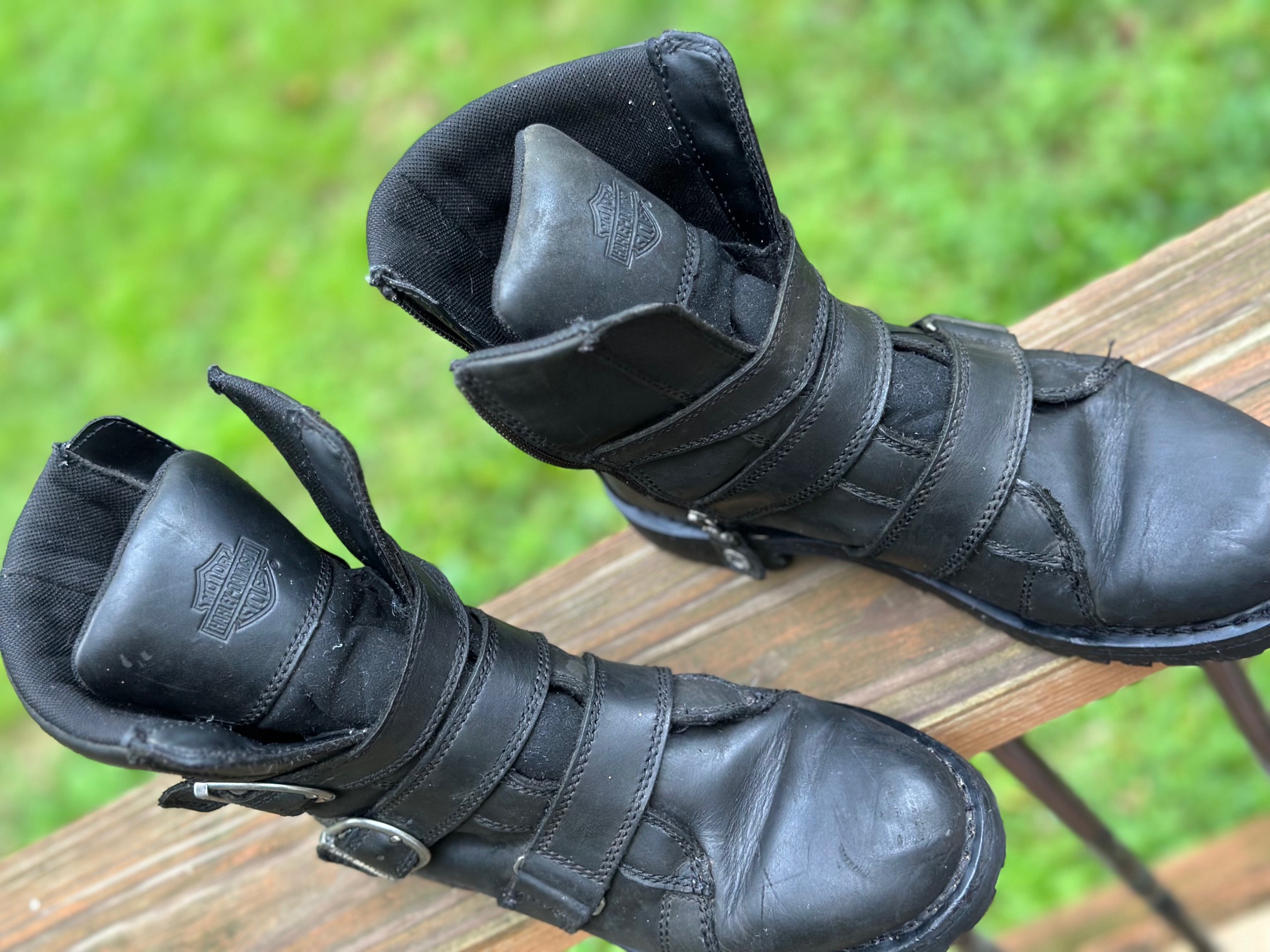 Harley-Davidson Hemford 6.75-Inch Black Motorcycle Boots - Image 3